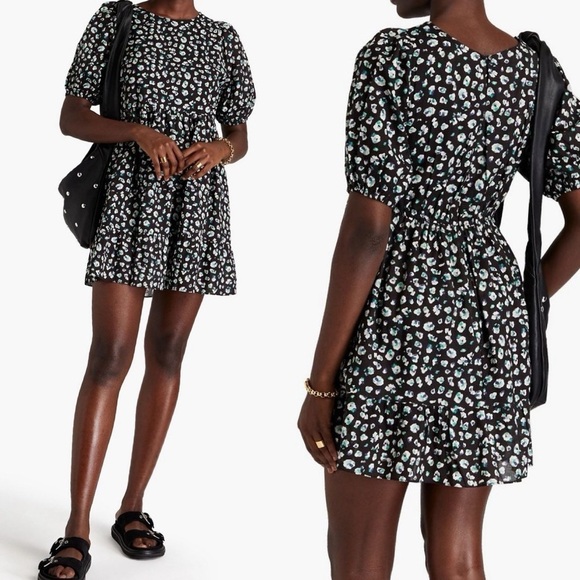 ba&sh Black and White Mini Dress - Picture 1 of 8